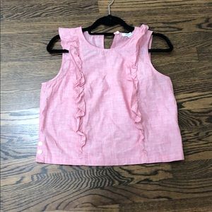Ruffled tank top